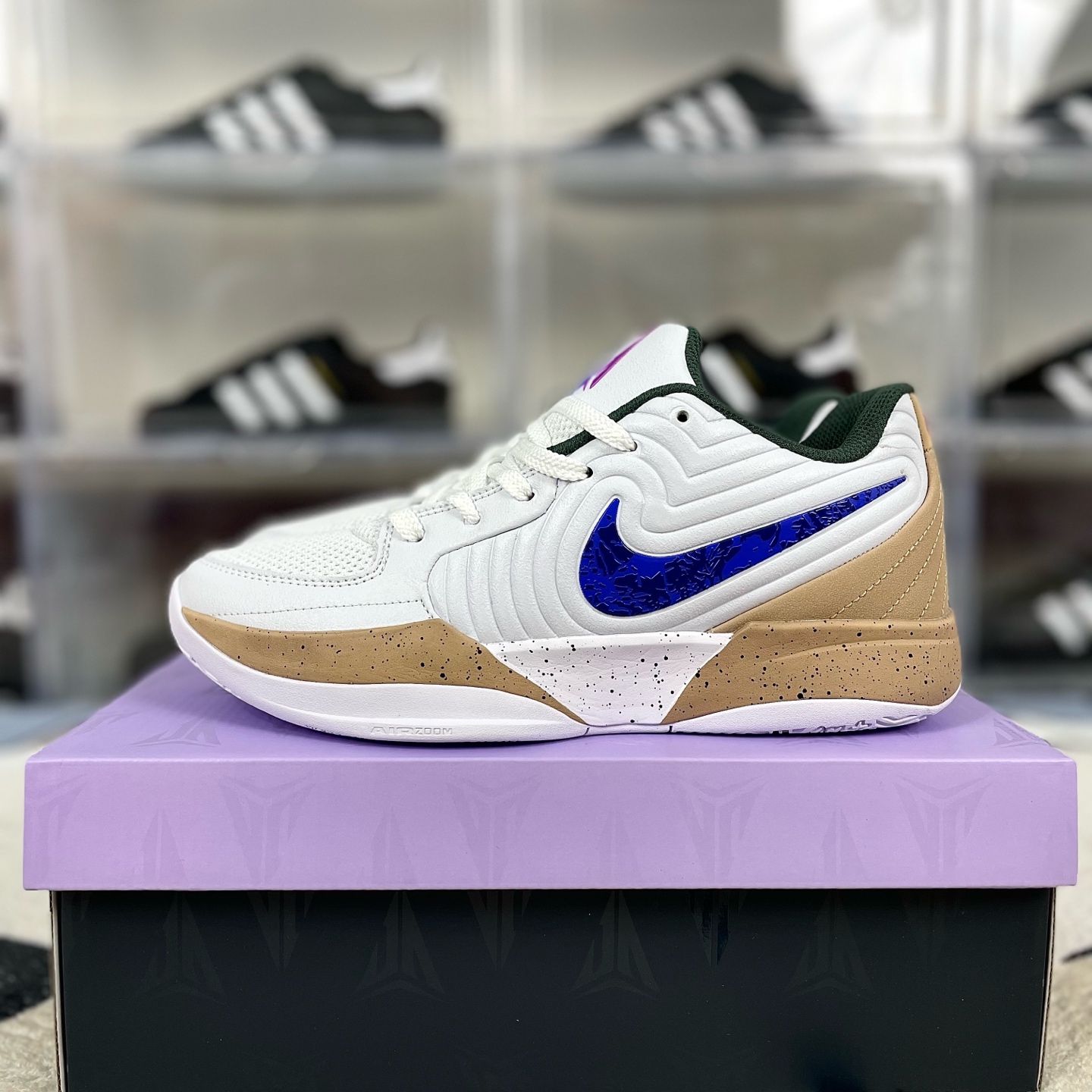 Nike Ja 2 EP Basketball Shoes - White, Blue, and Brown - Enhanced Performance 9 i1736458016700 758 0 8