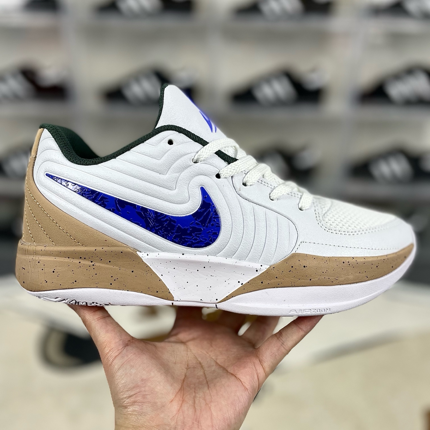 Nike Ja 2 EP Basketball Shoes - White, Blue, and Brown - Enhanced Performance 8 i1736458016920 914 0 6