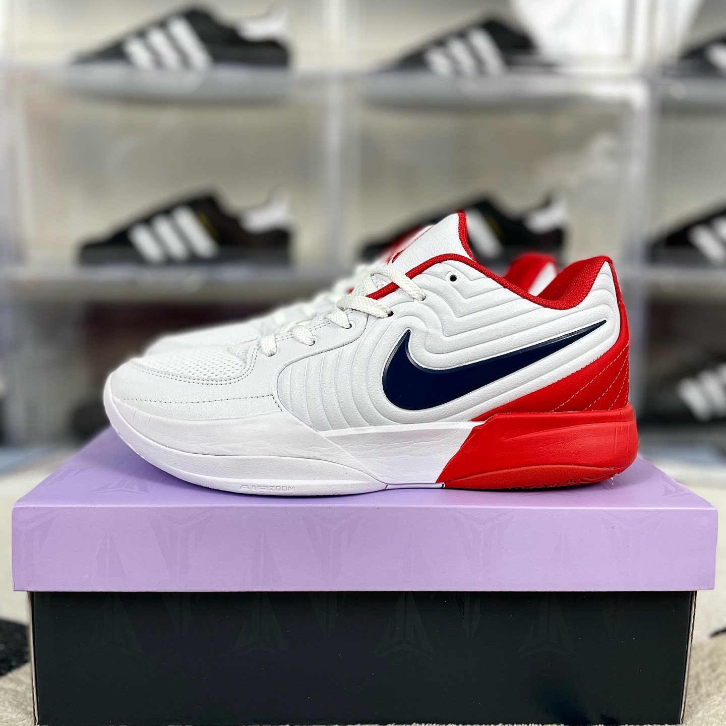 Nike Ja 2 EP Basketball Shoes - White/Red/Blue, Comfortable and Durable 9 i1736458097556 4014 0 8