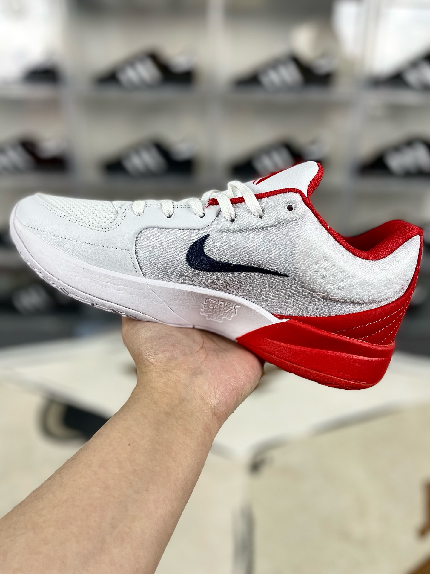 Nike Ja 2 EP Basketball Shoes - White/Red/Blue, Comfortable and Durable 2 i1736458099430 9965 0 1