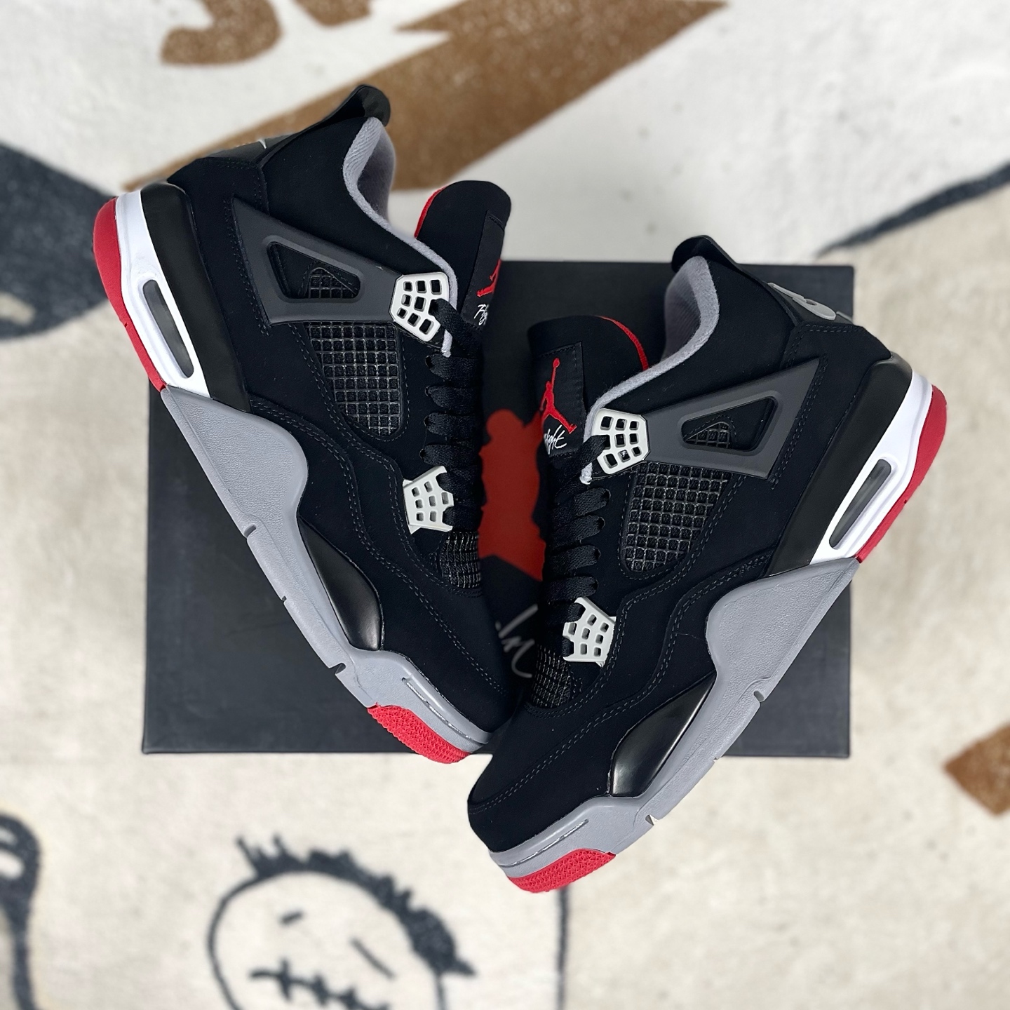 Air Jordan 4 Retro Bred: Iconic Style, Superior Comfort, and Timeless Design 5 i1736629431897 3676 0 7