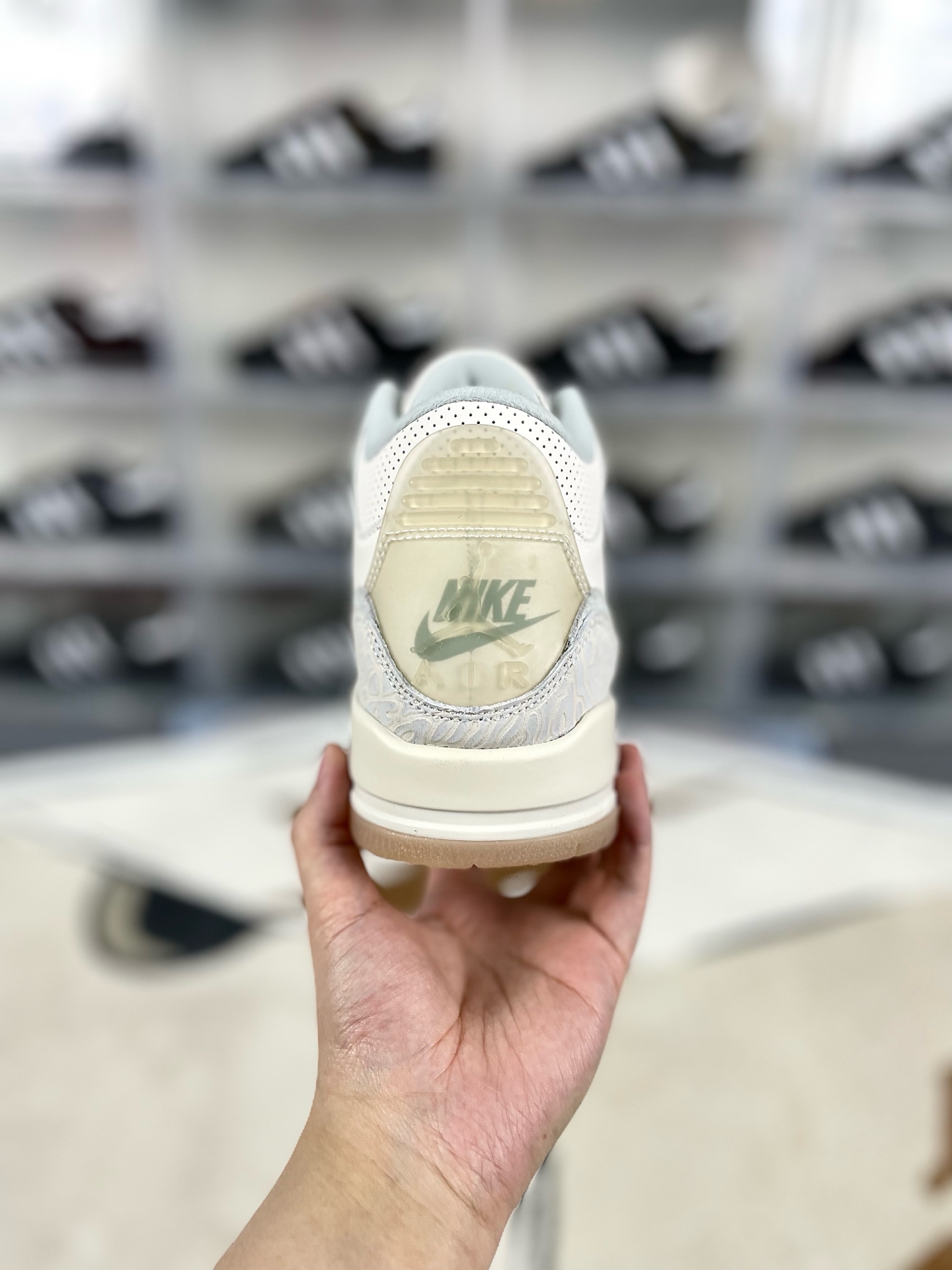 Jordan Air Jordan 3 "Ivory" Leather Basketball Shoes - Men's and Women's 3 i1736803707060 654 0 2