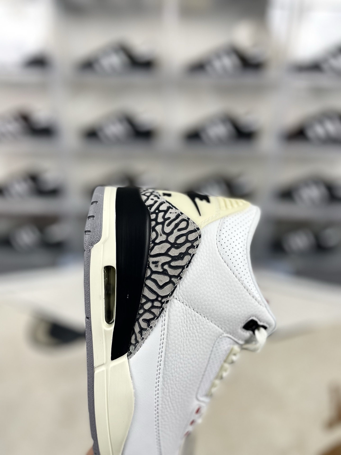 Jordan Air Jordan 3 Retro White Cement Reimagined Sneakers, Mid-Top Basketball Shoes 8 i1737152367776 7572 0 5