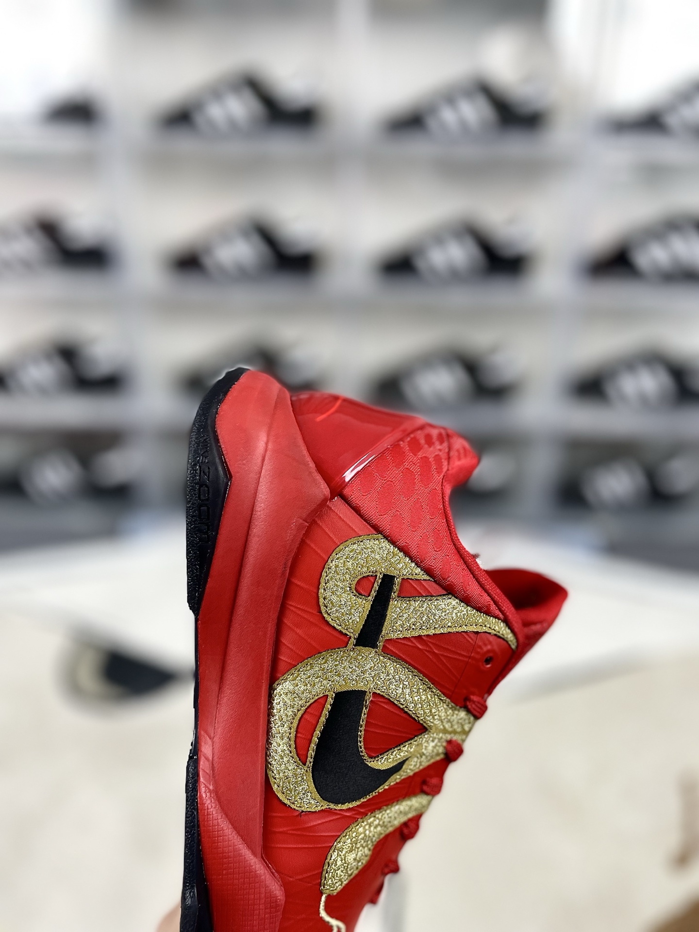 Nike Kobe 5 Protro 'Year of the Mamba' Red Gold Basketball Shoes 8 i1737323463639 6874 0 5