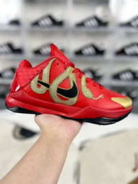 Nike Kobe 5 Protro Year of the Mamba Red Gold Basketball Shoes