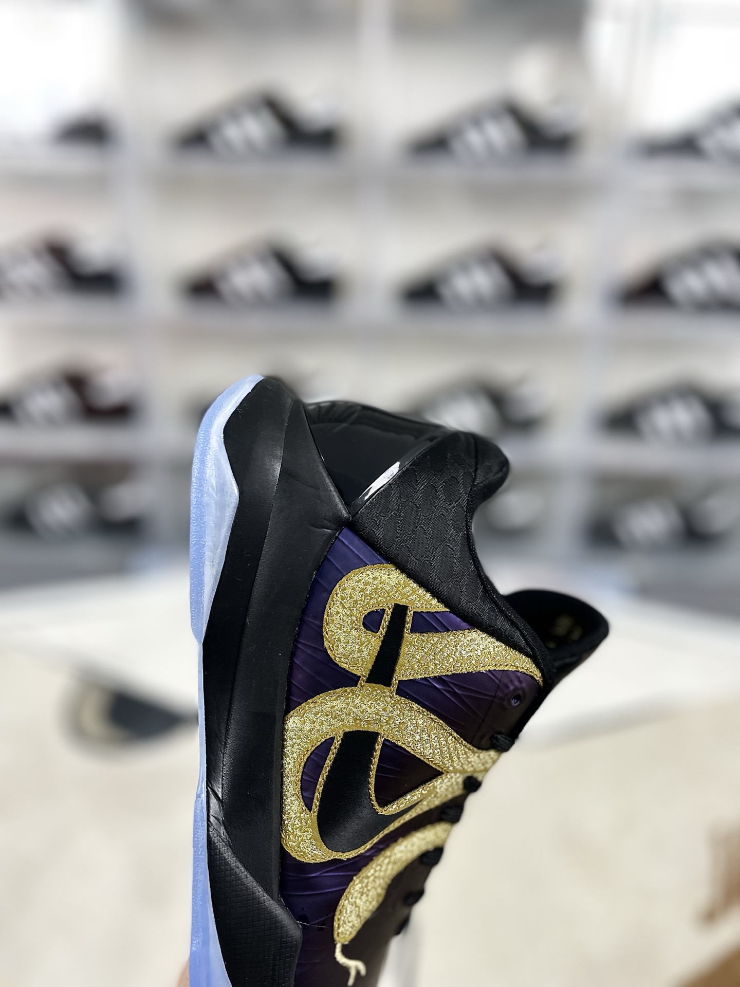 Nike Kobe 5 Protro Year of The Mamba Basketball Shoes - Black/Purple/Gold 8 i1737409374892 4822 0 5