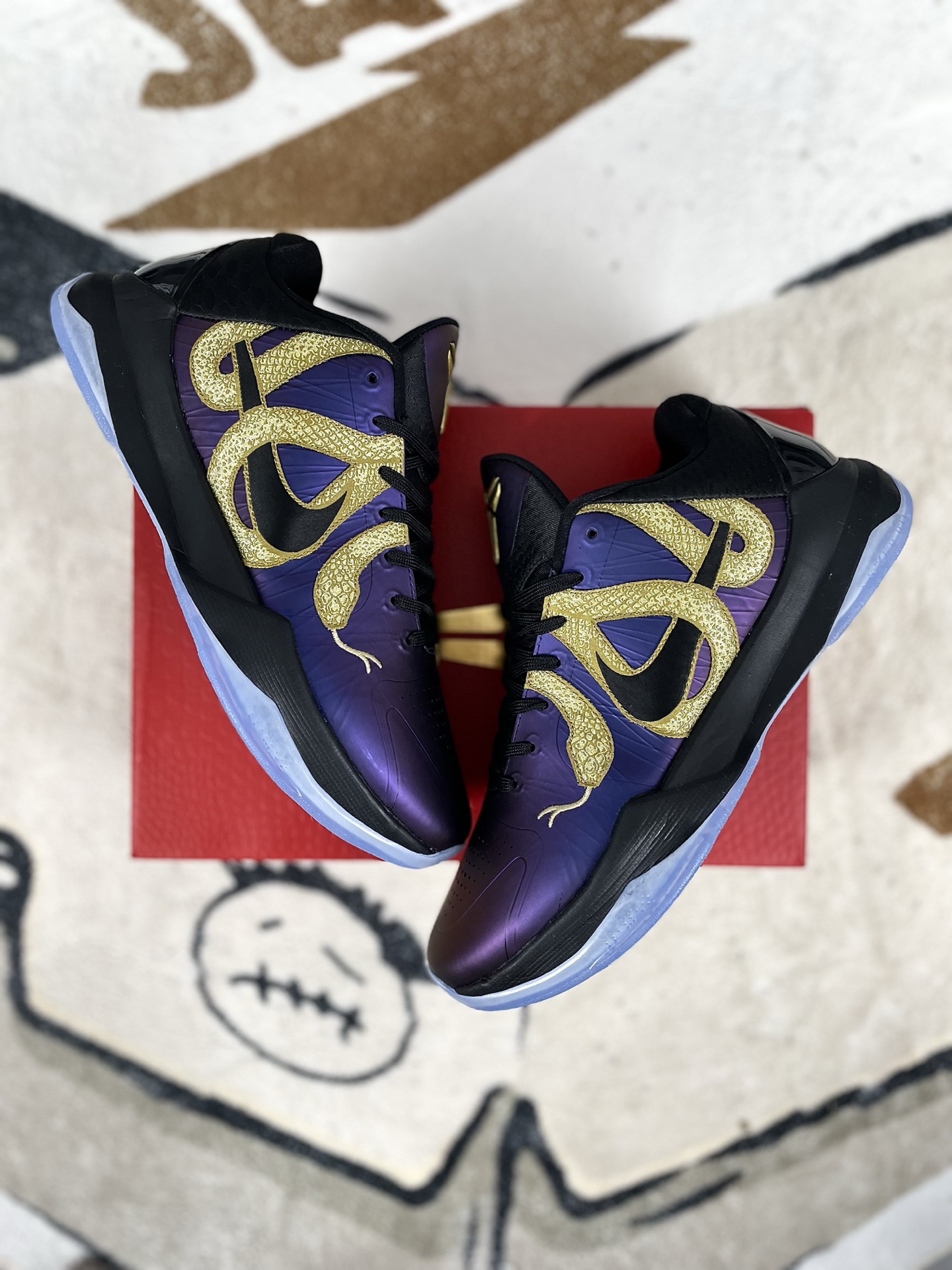 Nike Kobe 5 Protro Year of The Mamba Basketball Shoes - Black/Purple/Gold 6 i1737409374897 2803 0 7