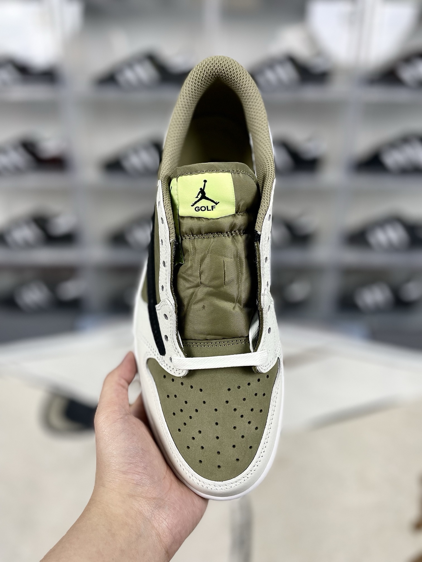 Travis Scott x Jordan Air Jordan 1 Low Golf Shoes - Brown/White 5 i1739570505305 3449 0 3