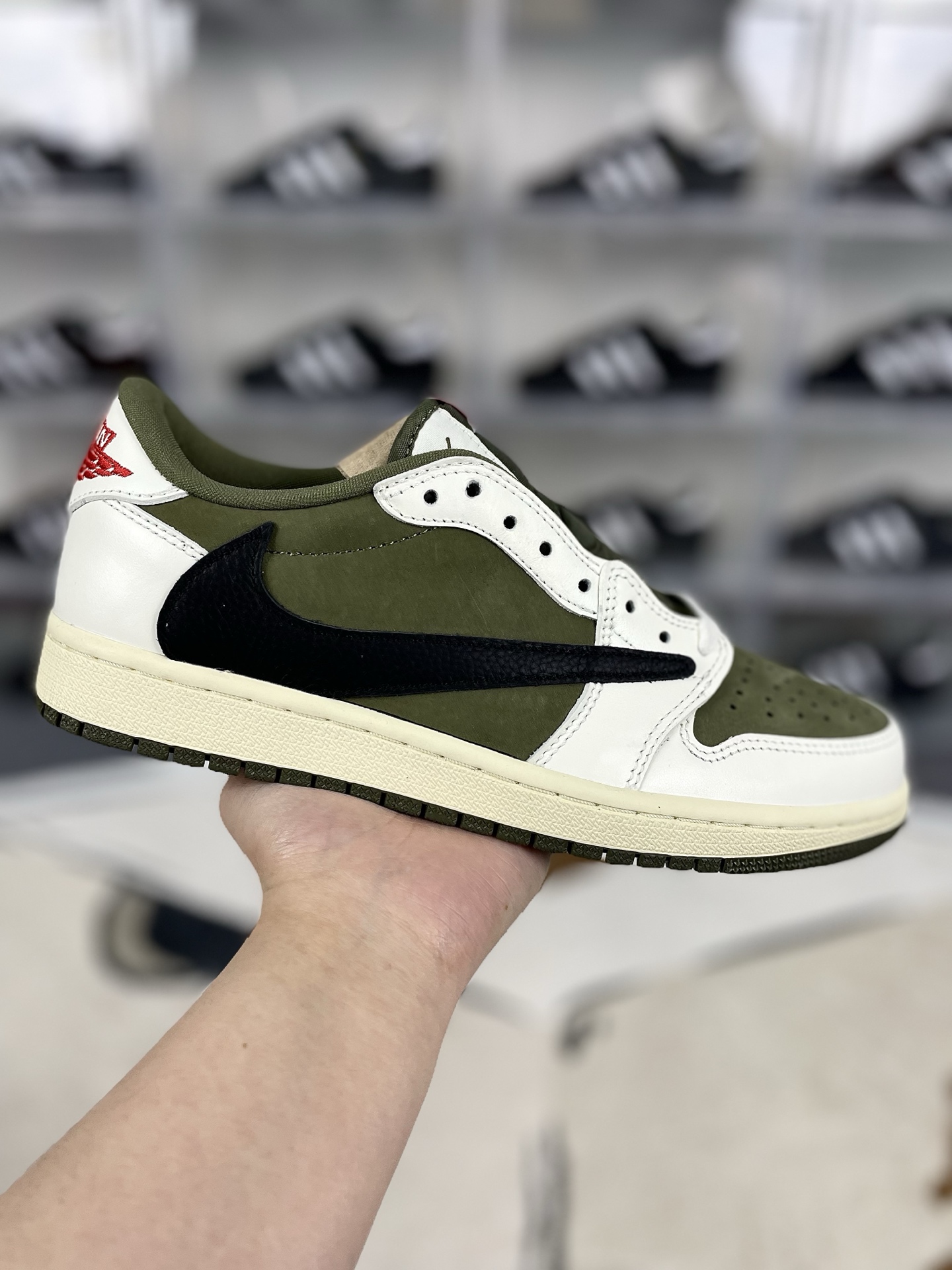 Travis Scott x Jordan Air Jordan 1 Low OG Olive Sneakers 1 i1739741486420 9302 0 0