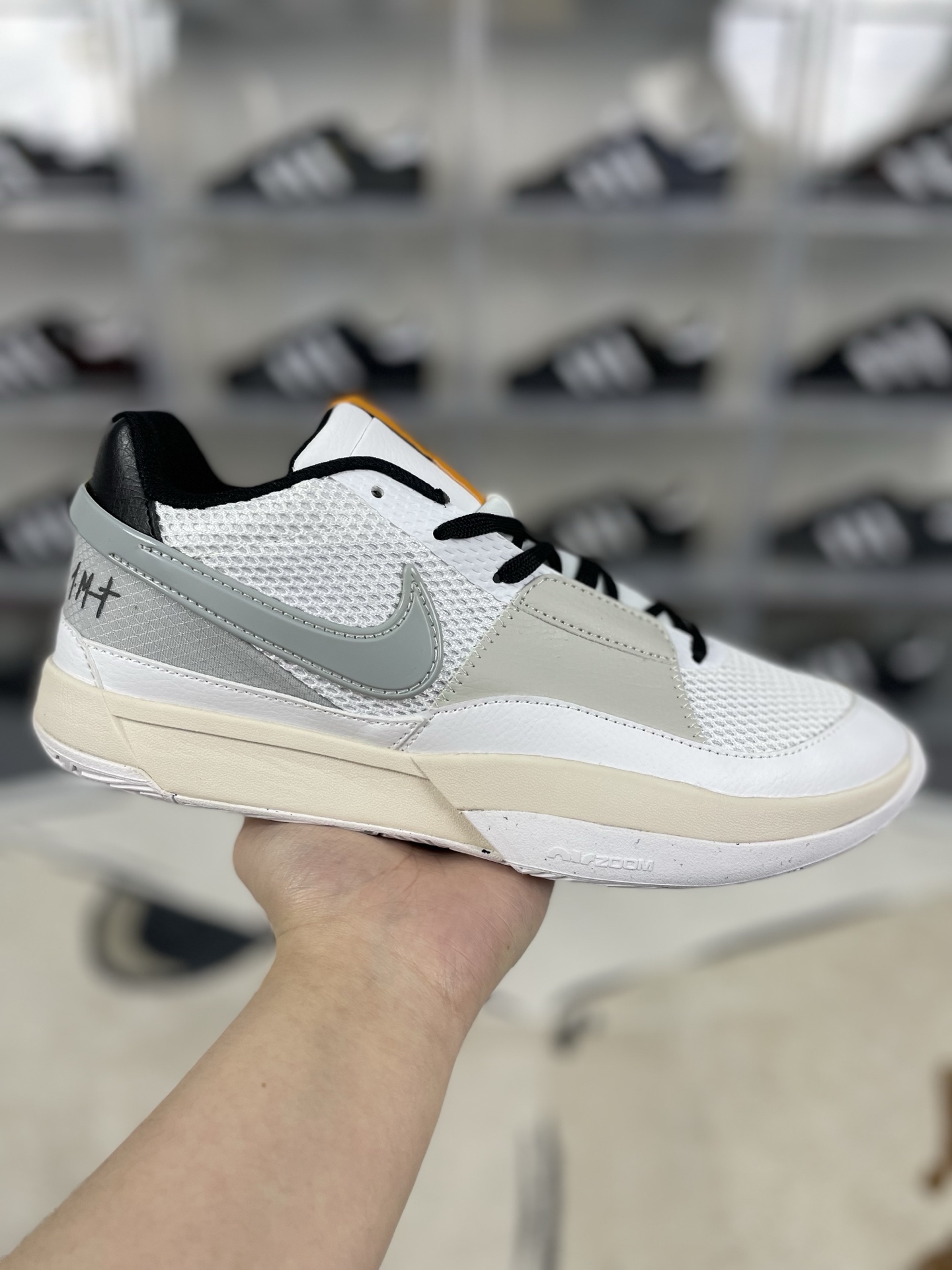 Nike Ja 1 'Light Smoke Grey' Basketball Shoes - Low Top, Cushioned, and Stylish 2 i1740347541129 9561 0 0