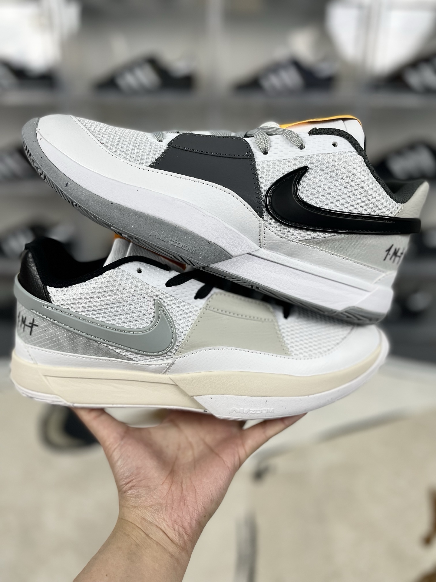 Nike Ja 1 'Light Smoke Grey' Basketball Shoes - Low Top, Cushioned, and Stylish 9 i1740347542696 7563 0 6