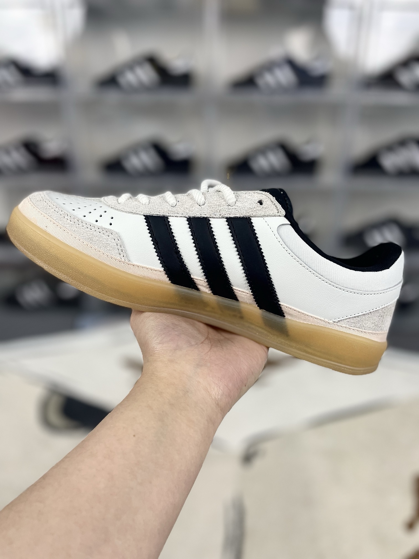 Adidas Originals Gazelle Bad Bunny White Black Low Top Sneakers 3 i1740429163500 1890 0 1