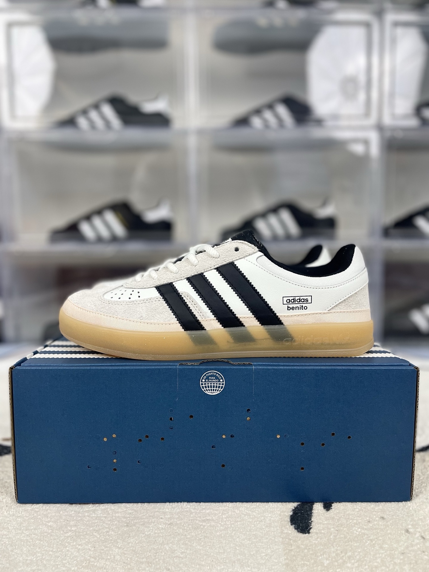 Adidas Originals Gazelle Bad Bunny White Black Low Top Sneakers 10 i1740429167935 1728 0 8