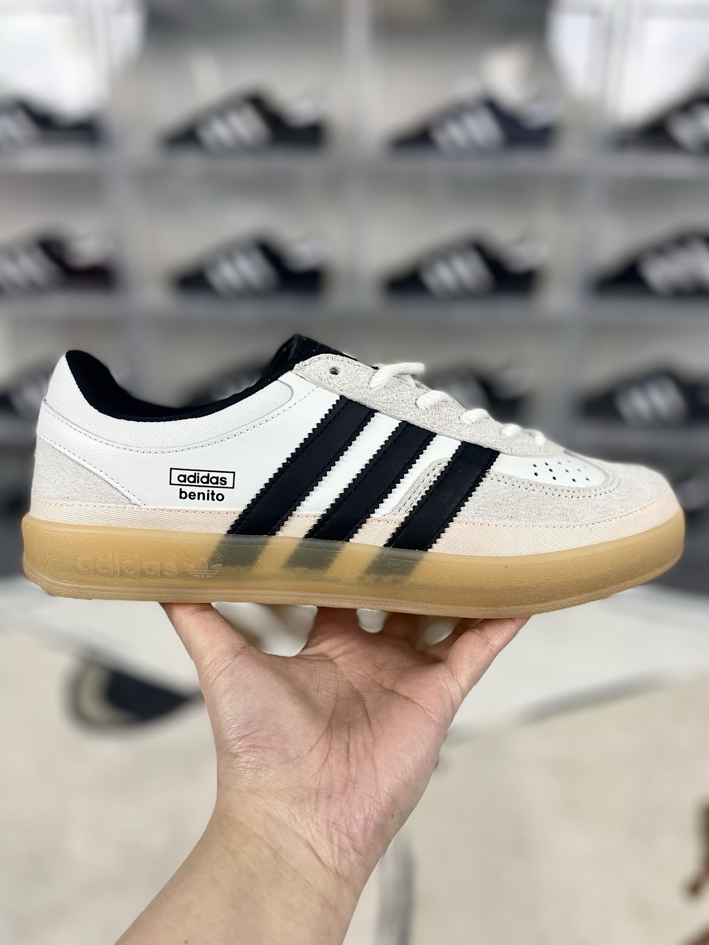 Adidas Originals Gazelle Bad Bunny White Black Low Top Sneakers 9 i1740429173698 2872 0 6