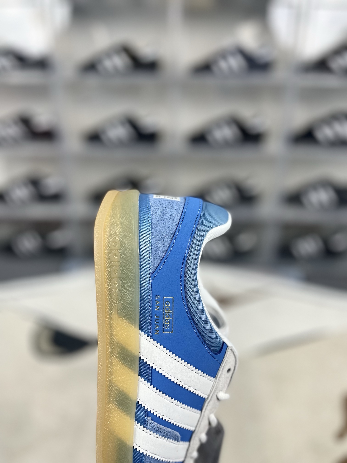 Adidas Gazelle Bad Bunny Blue White Grey Unisex Low Top Sneakers - Size 35.5-45 8 i1740429180366 7494 0 5