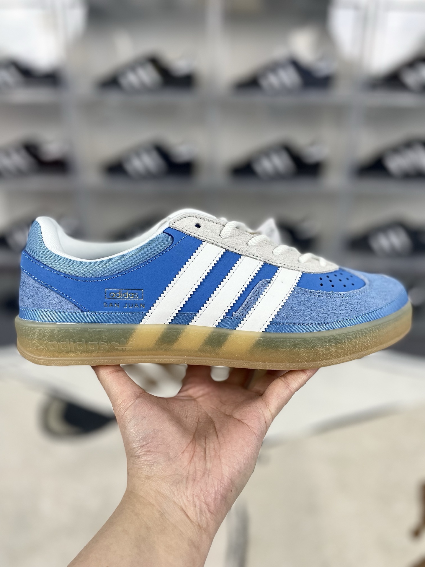 Adidas Gazelle Bad Bunny Blue White Grey Unisex Low Top Sneakers - Size 35.5-45 9 i1740429186348 5551 0 6