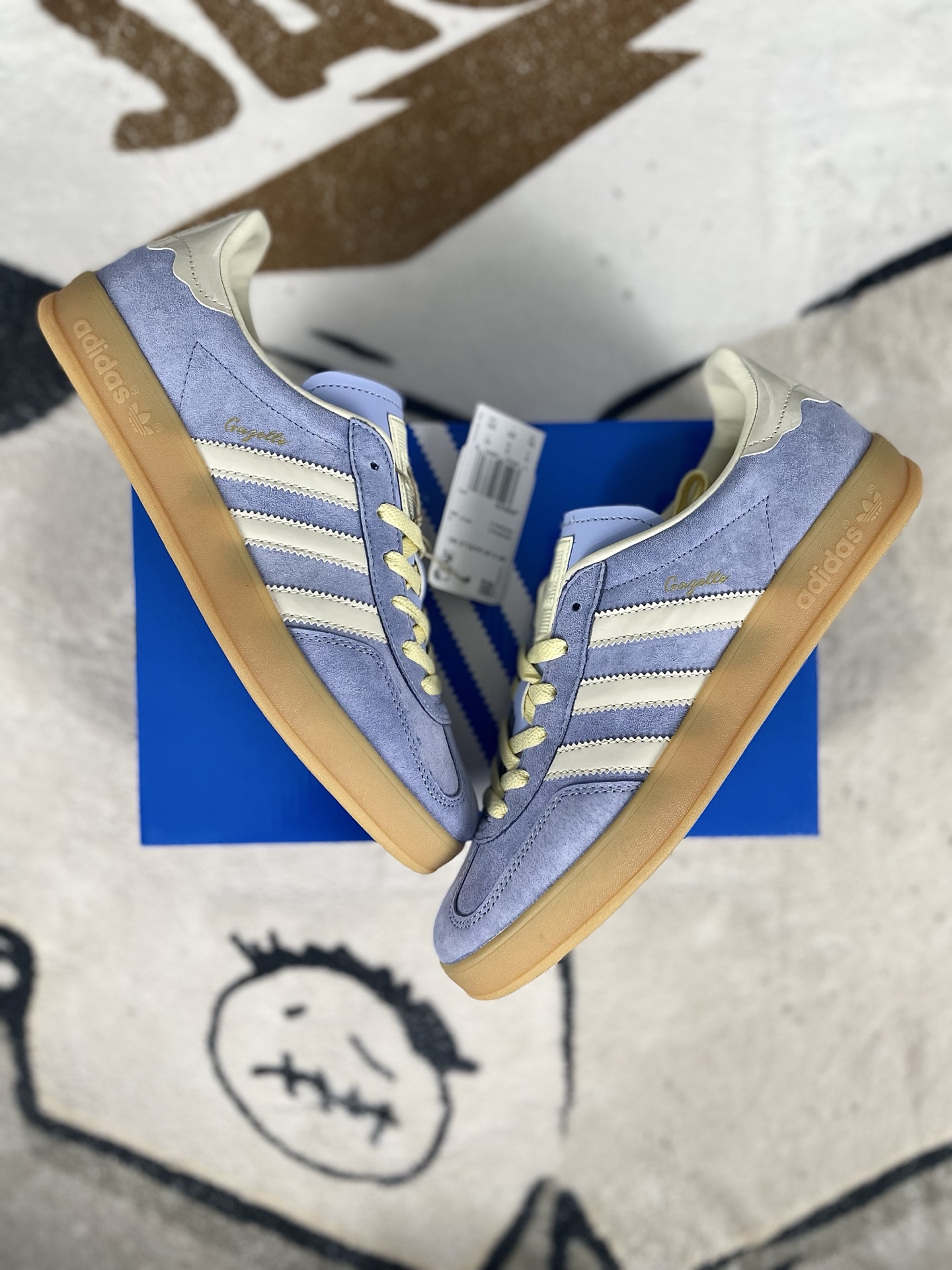 Adidas Originals Gazelle Indoor Blue/White - Retro Sneaker, Unisex Style 5 i1740429194893 3063 0 7