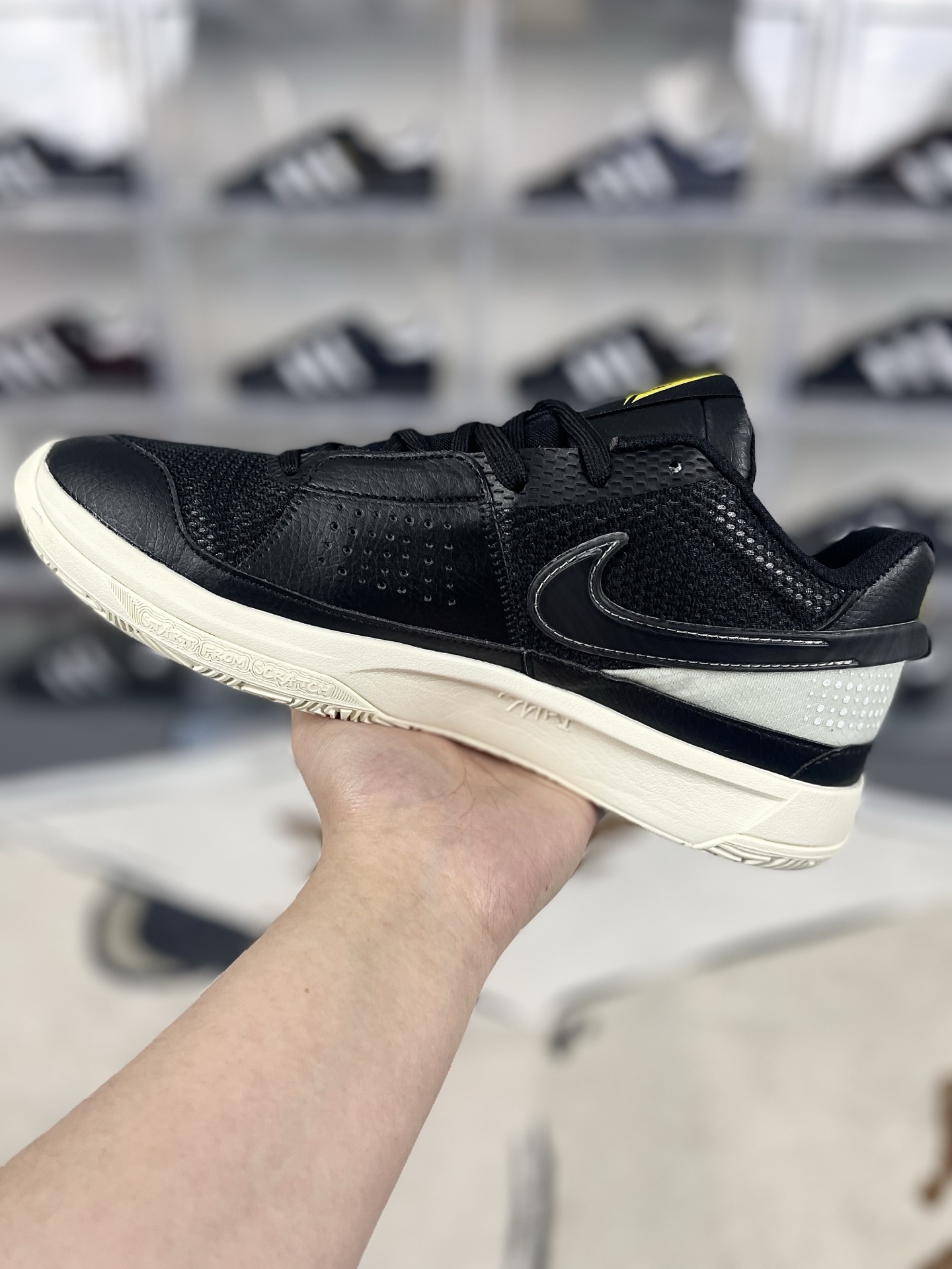 Nike Ja 1 "Smoke" Basketball Shoes - Black/Silver - Low Top, Comfortable, Stylish 2 i1740429220111 6640 0 1