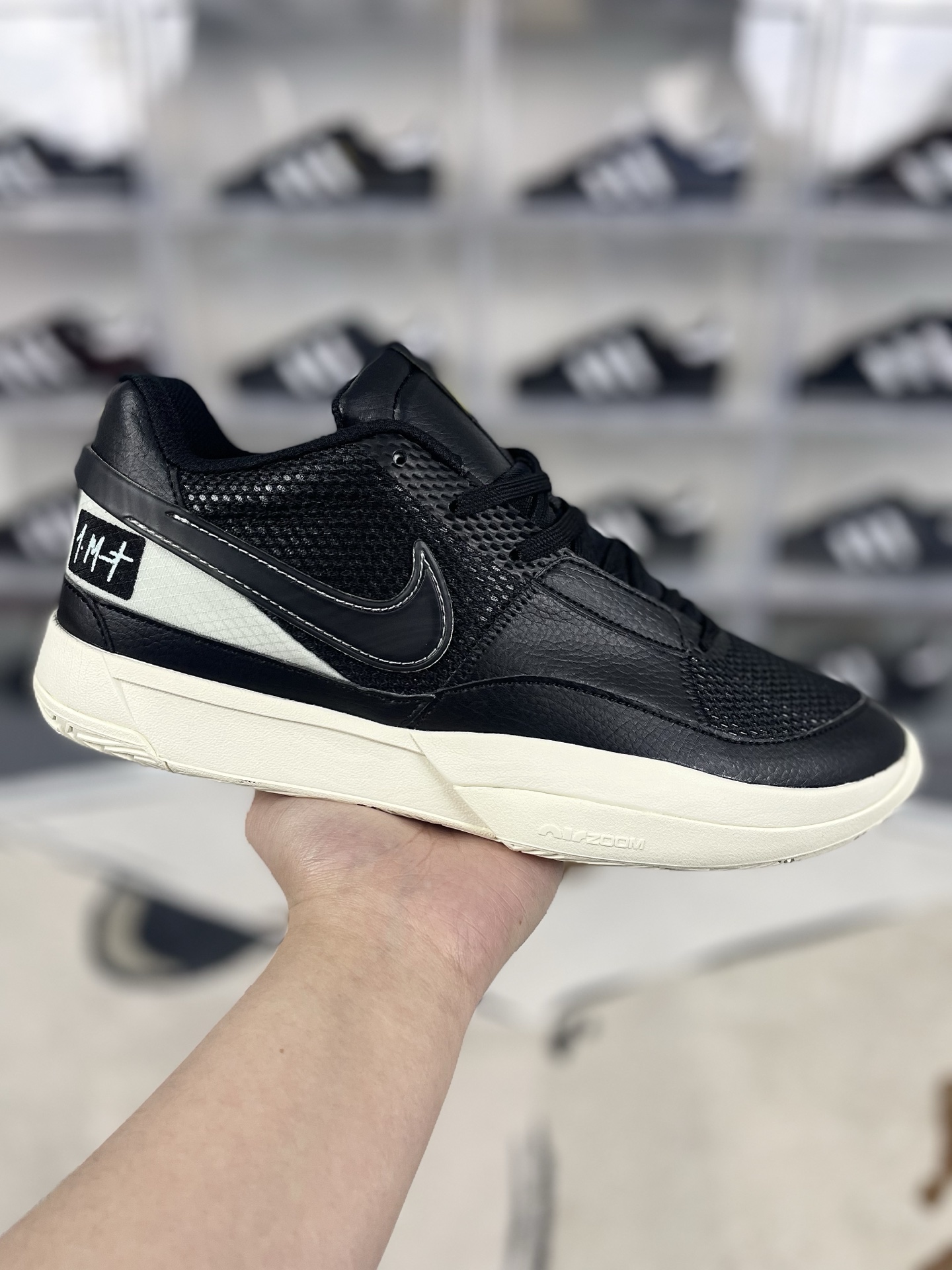 Nike Ja 1 "Smoke" Basketball Shoes - Black/Silver - Low Top, Comfortable, Stylish 1 i1740429220828 5086 0 0
