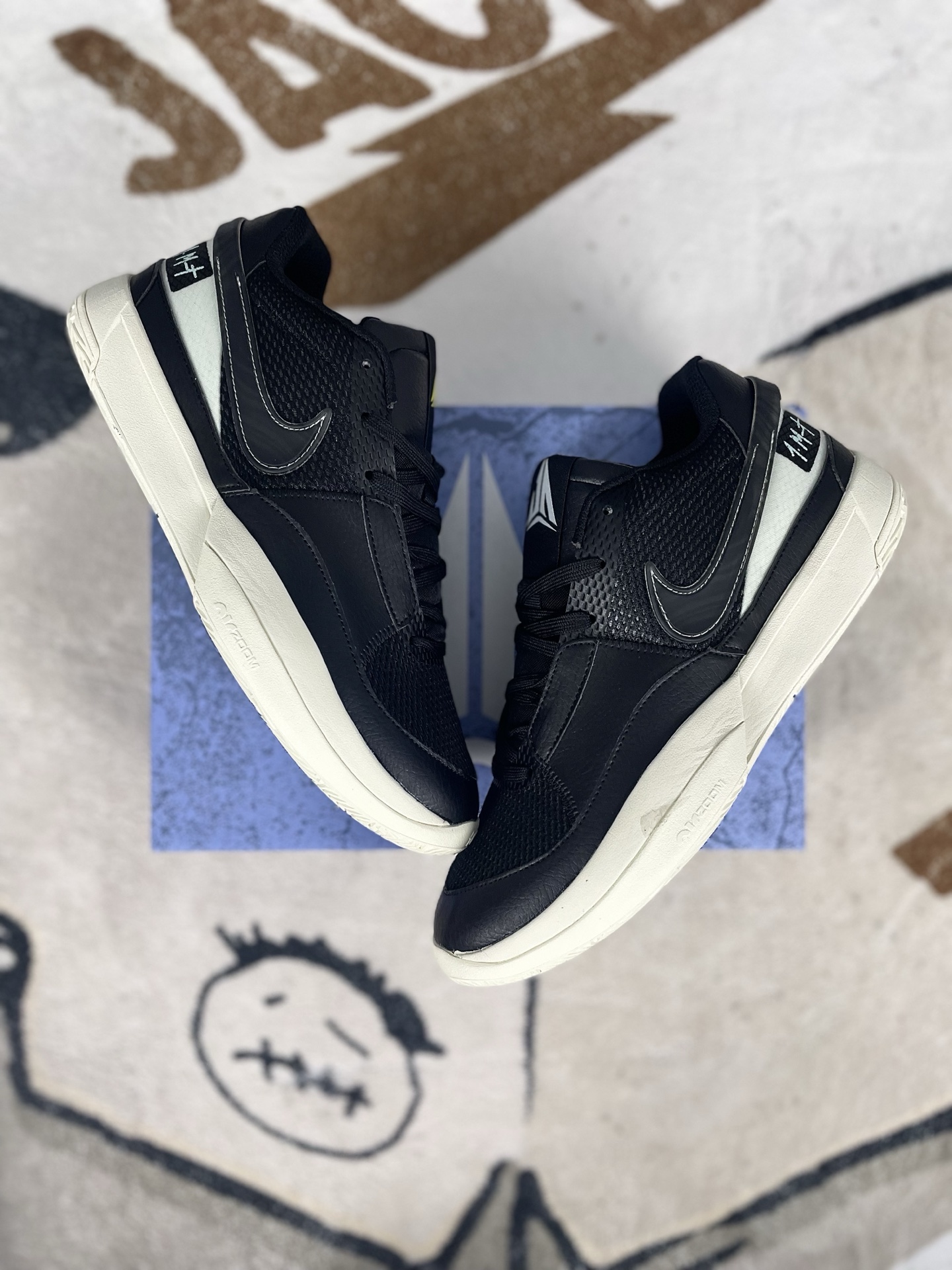Nike Ja 1 "Smoke" Basketball Shoes - Black/Silver - Low Top, Comfortable, Stylish 5 i1740429222763 6452 0 7