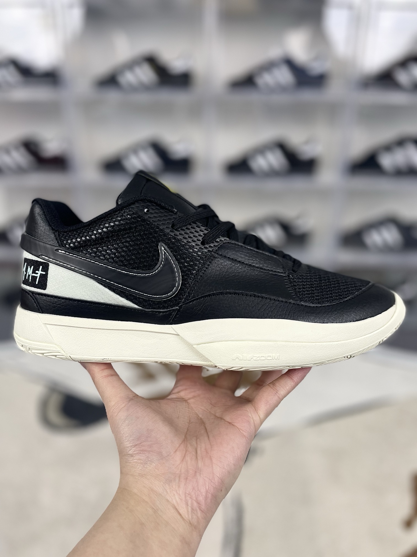 Nike Ja 1 "Smoke" Basketball Shoes - Black/Silver - Low Top, Comfortable, Stylish 8 i1740429224236 3950 0 6