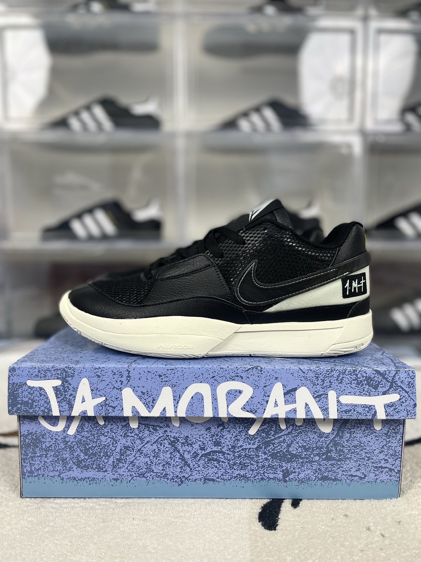 Nike Ja 1 "Smoke" Basketball Shoes - Black/Silver - Low Top, Comfortable, Stylish 9 i1740429225780 2264 0 8