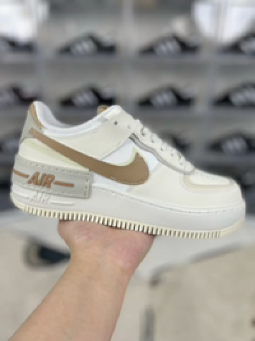 Nike Air Force 1 Shadow Low Top Sneaker - Women's Cream/Tan - Size 35.5-42 17 Nike Air Force 1 Shadow Low Top Sneaker - Women's Cream/Tan - Size 35.5-42