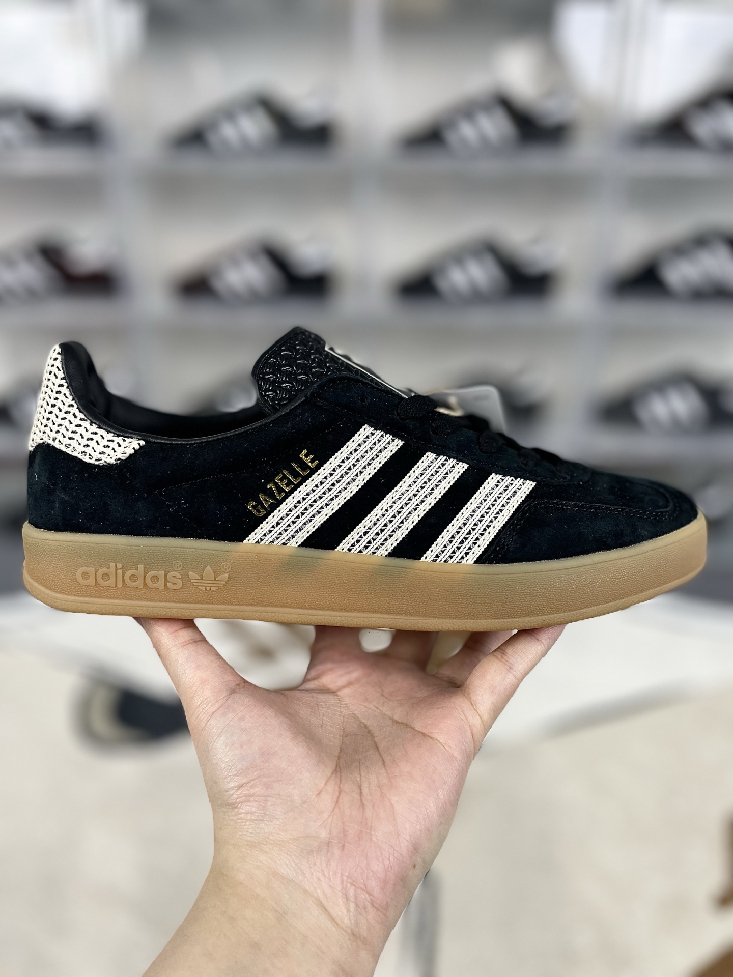Adidas Originals Gazelle Indoor Sneakers - Black, Comfort, and Durable 9 i1740945567587 9963 0 6