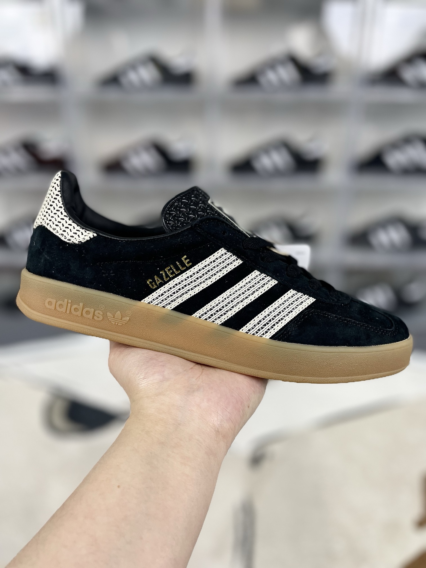 Adidas Originals Gazelle Indoor Sneakers - Black, Comfort, and Durable 2 i1740945570430 8464 0 0