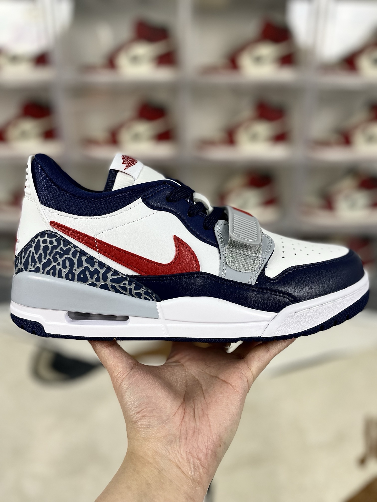 Jordan Legacy 312 Low White Blue Red Leather Basketball Shoes for Men and Women 9 i1741550304402 7294 0 6