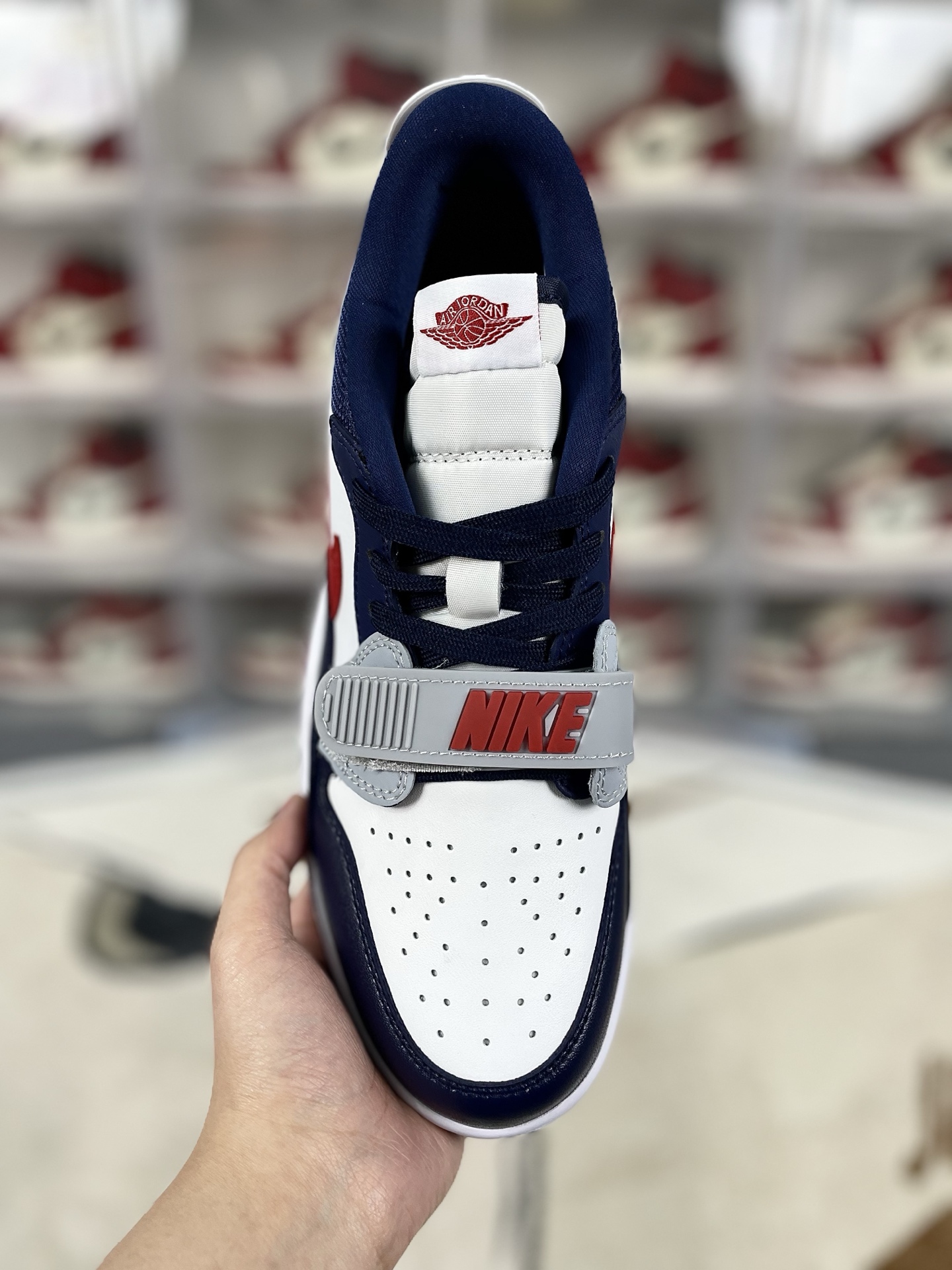 Jordan Legacy 312 Low White Blue Red Leather Basketball Shoes for Men and Women 5 i1741550310490 7424 0 3