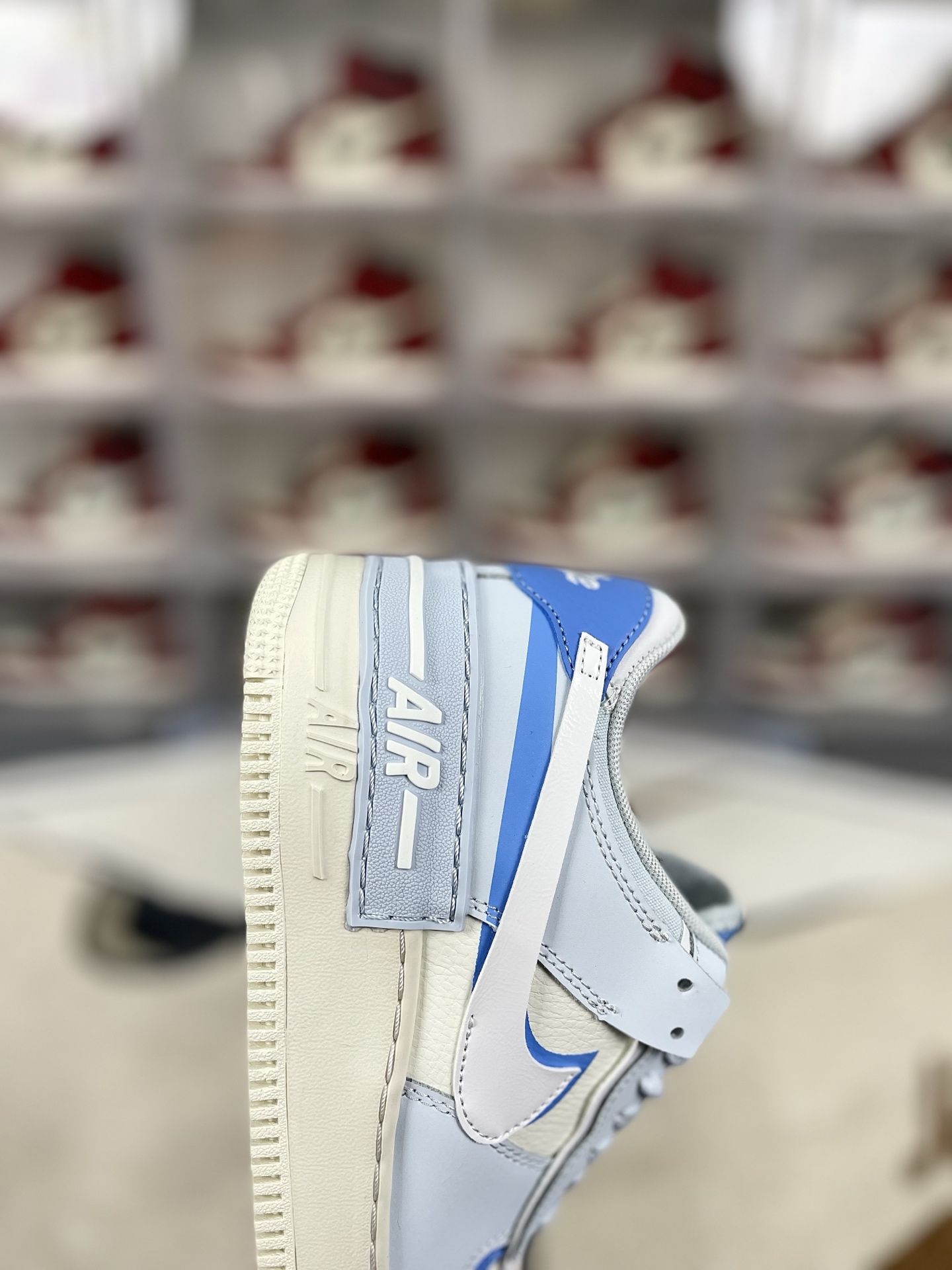 Nike Air Force 1 Shadow Women's Low Top Sneaker - Blue/White - Size 35.5-42 8 i1741550332585 2337 0 5