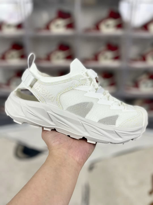 Hoka One One Hopara 2 White Sandal: Comfortable, Durable, & Breathable