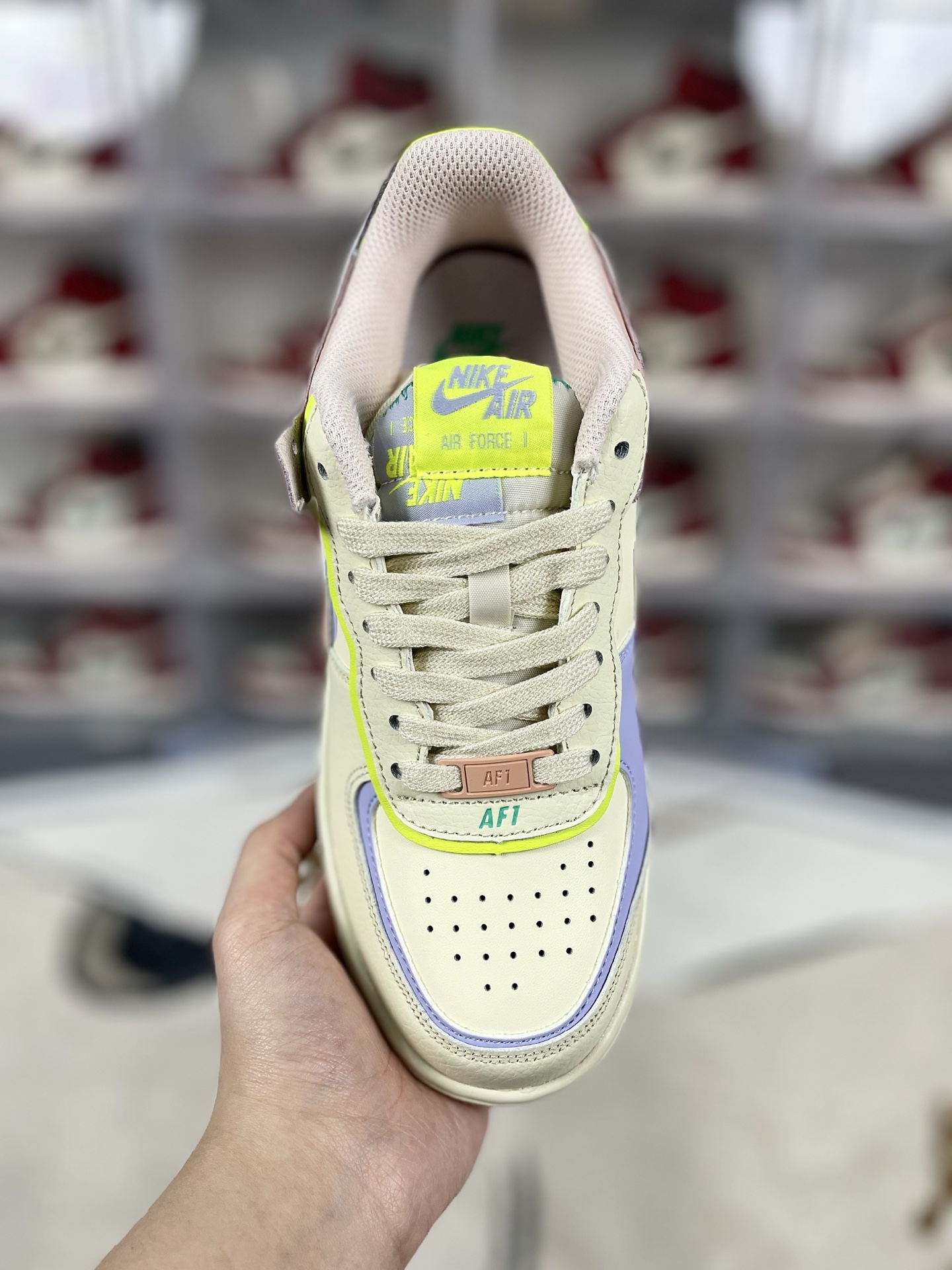 Nike Air Force 1 Shadow Women's Low Top Sneaker - Pastel Color Block Design 5 i1741905455586 9103 0 3