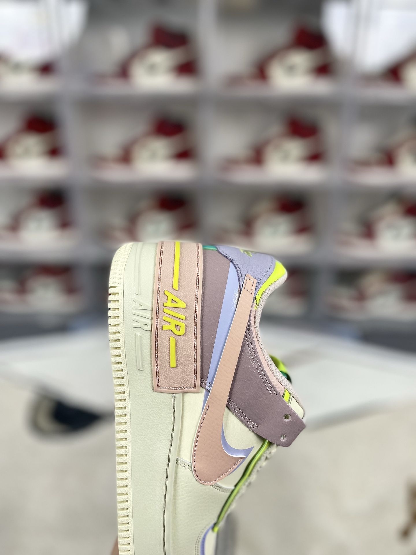 Nike Air Force 1 Shadow Women's Low Top Sneaker - Pastel Color Block Design 8 i1741905459597 8883 0 5