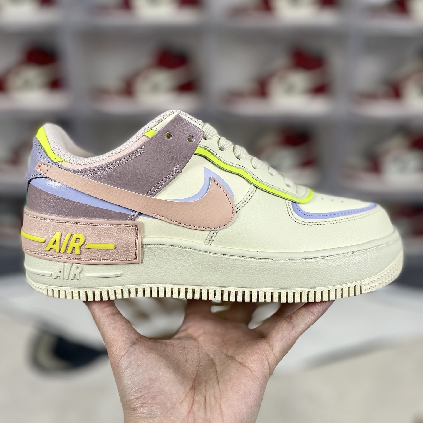 Nike Air Force 1 Shadow Women's Low Top Sneaker - Pastel Color Block Design 9 i1741905460799 2022 0 6