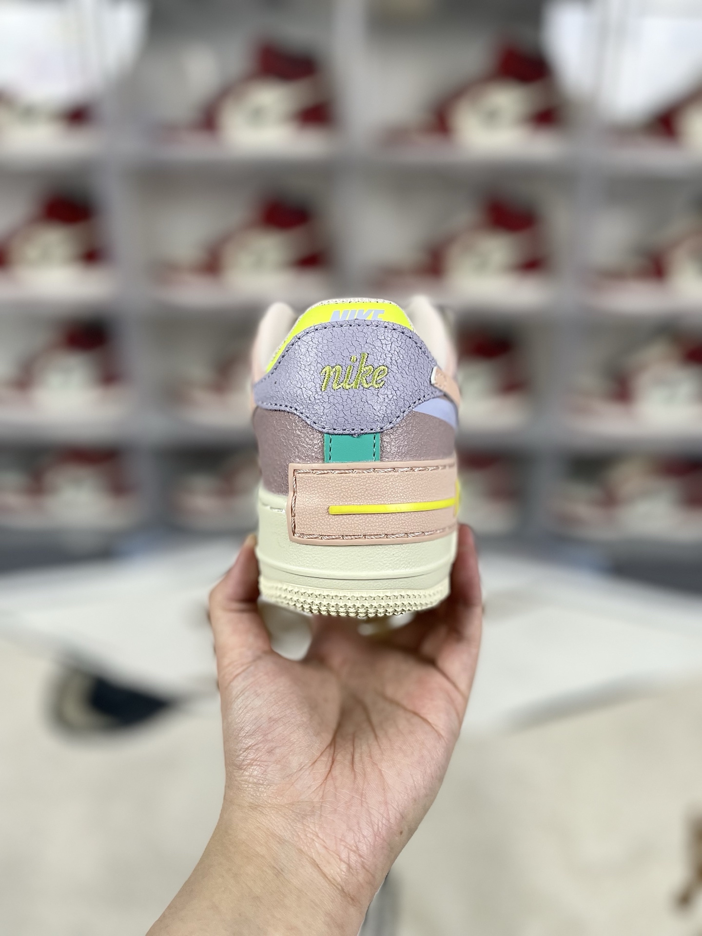 Nike Air Force 1 Shadow Women's Low Top Sneaker - Pastel Color Block Design 4 i1741905463029 7480 0 2