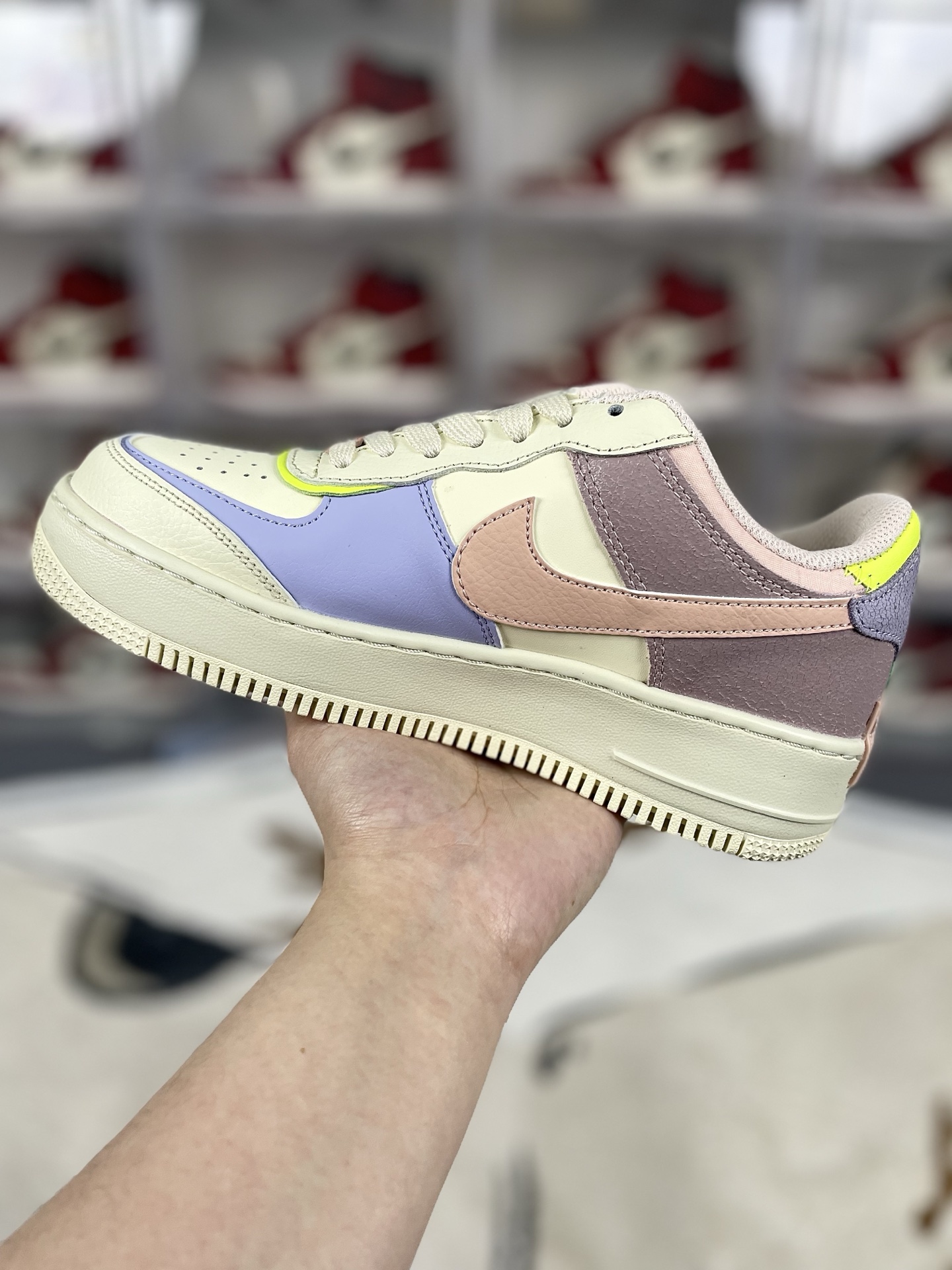 Nike Air Force 1 Shadow Women's Low Top Sneaker - Pastel Color Block Design 3 i1741905466938 2115 0 1