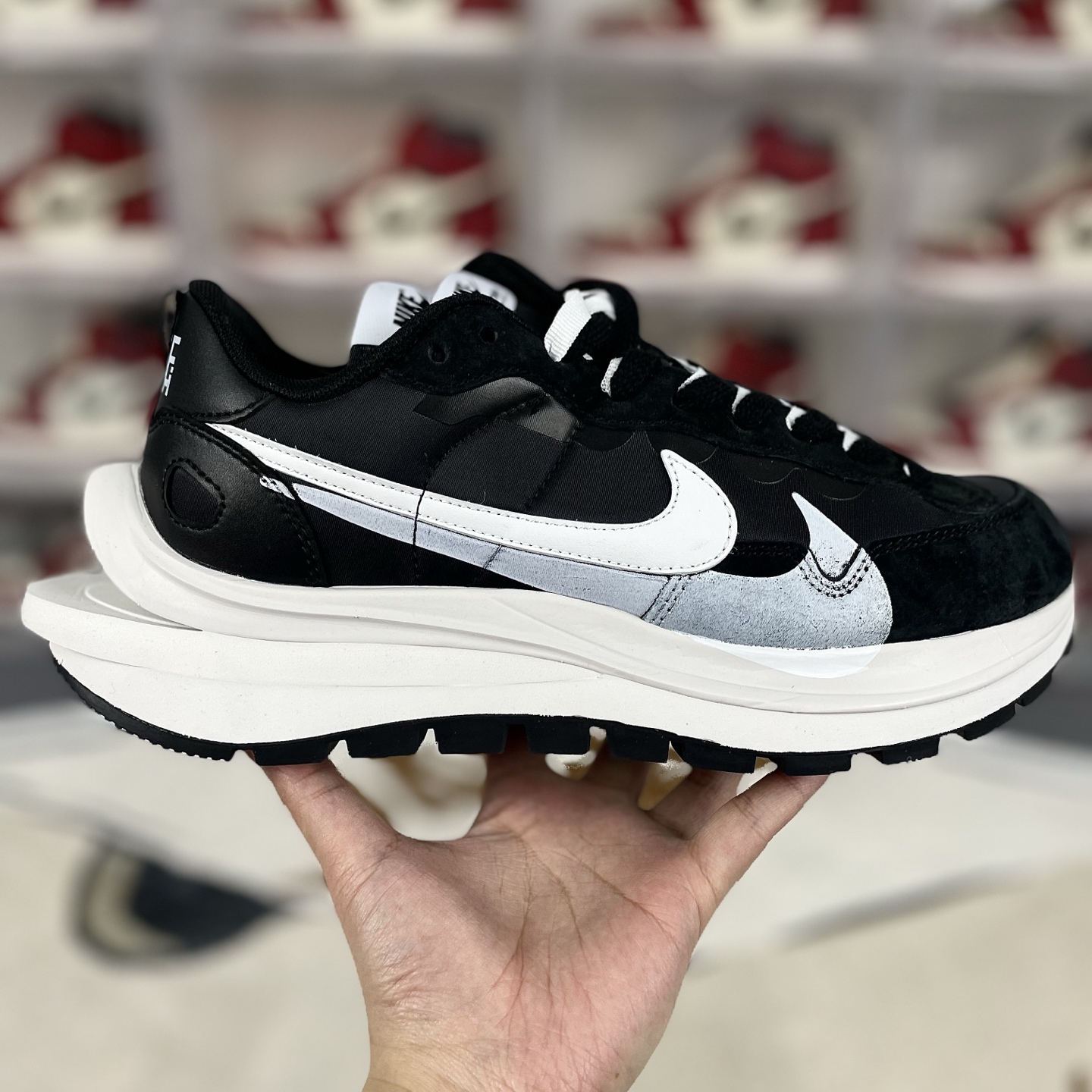 Nike x Sacai VaporWaffle Black and White Casual Shoes - DD1875-003 8 i1741986797339 5283 0 6