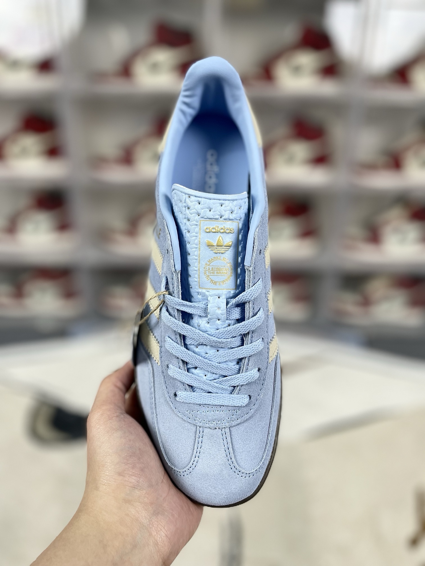 Adidas Originals Gazelle Low-Top Sneakers - Blue/White, Retro Style, Comfort Fit 5 i1741986832169 145 0 3
