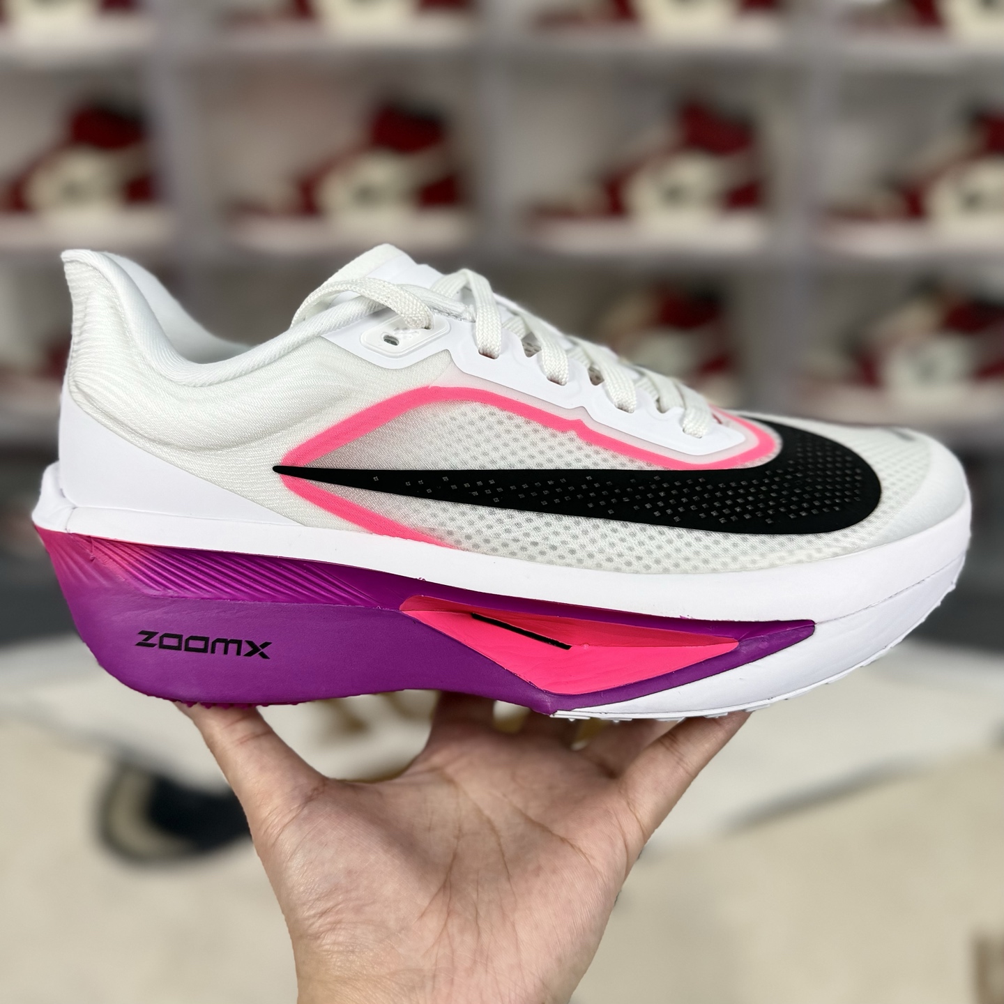 Nike Zoom Fly 6 White/Purple Marathon Running Shoes with Carbon Fiber Plate 8 i1742335666130 1799 0 6