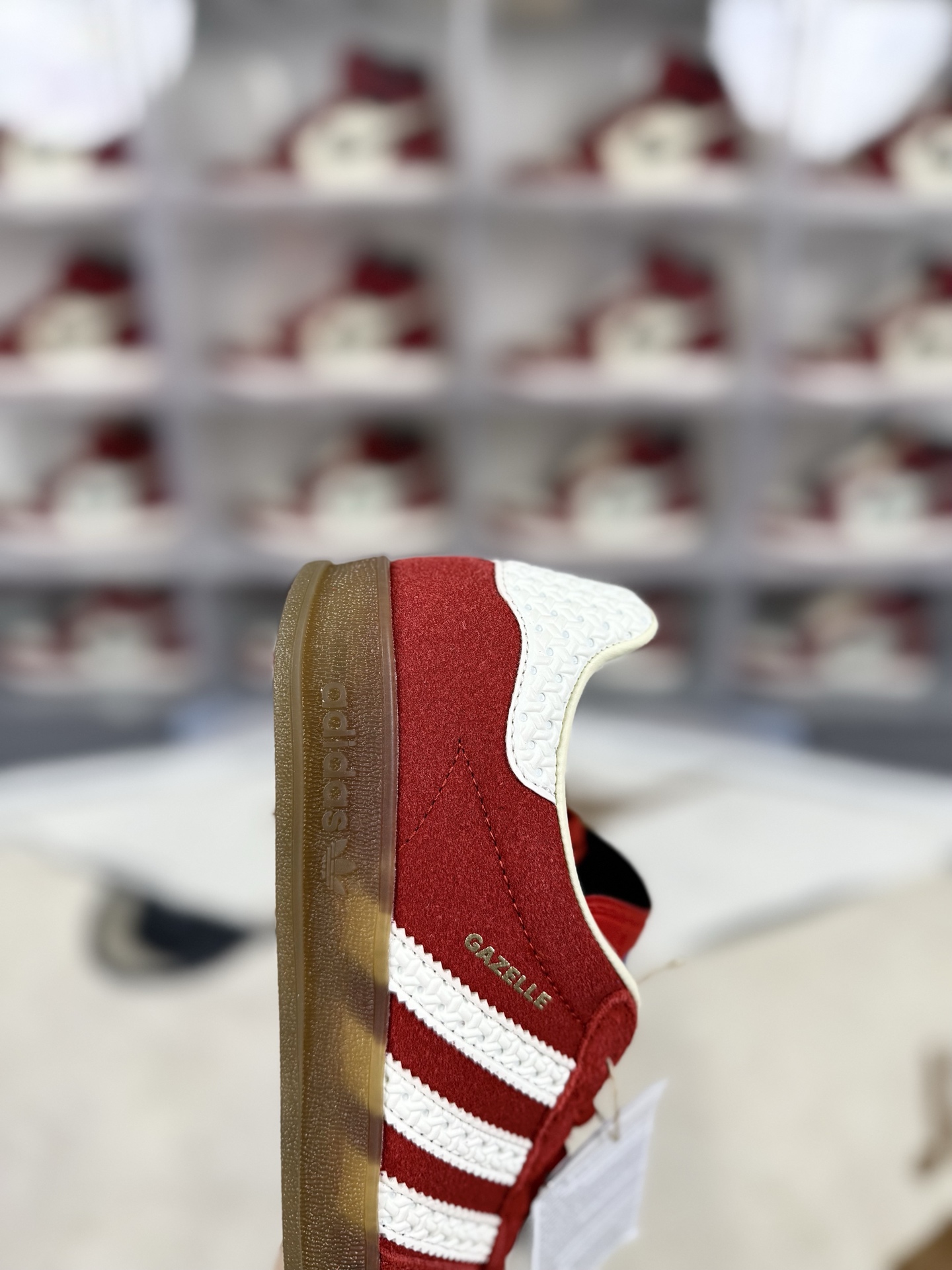 Adidas Originals Gazelle Indoor Red/White Low-Top Sneakers - Retro Style 7 i1742337382193 6805 0 5