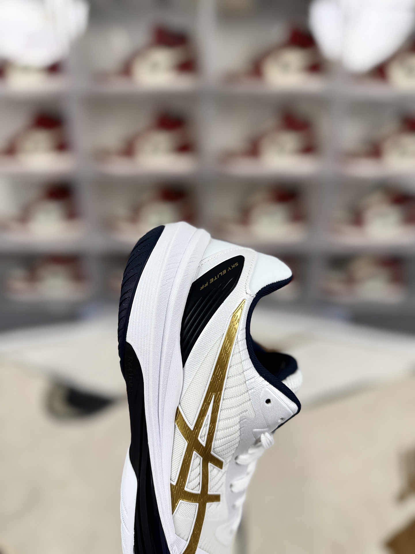 Asics Sky Elite FF 3 Volleyball Shoes - Enhanced Performance, White/Gold 7 i1742674230945 319 0 5