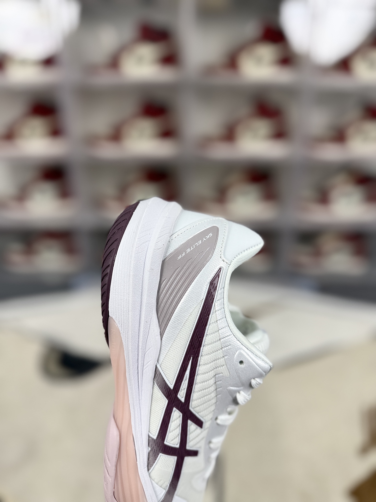 Asics Sky Elite FF 3 White/Pink Volleyball Training Shoes - Comfort & Style 8 i1742674270920 6845 0 5