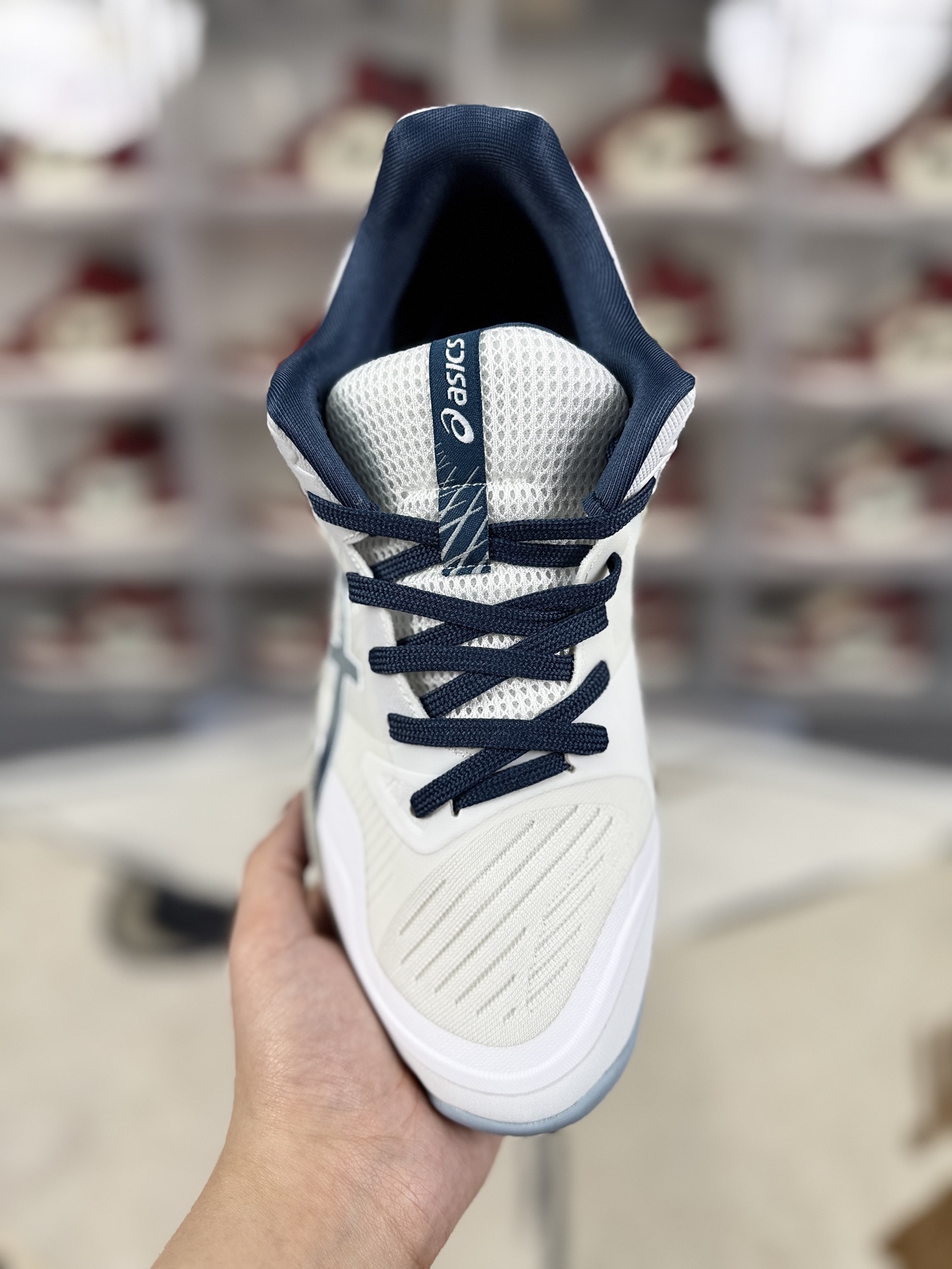 Asics Sky Elite FF 3 Volleyball Shoes - White/Blue - Size 36-46 5 i1742674285138 2747 0 3