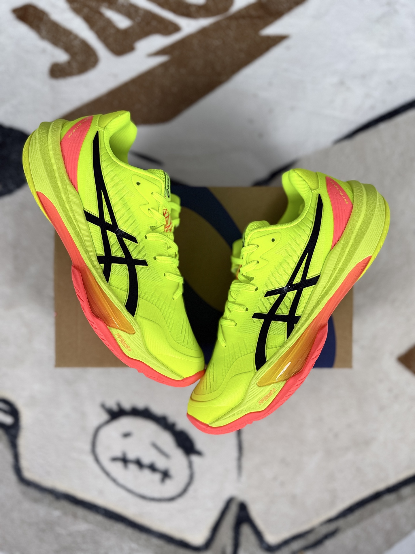 Asics Sky Elite FF 3 Yellow Volleyball Training Shoes - Comfortable & Durable 6 i1742674361989 997 0 7