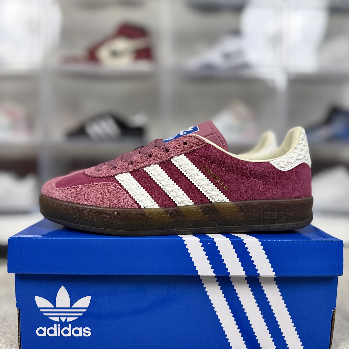 Adidas Originals Gazelle Indoor Casual Sneakers - Pink Suede, Low Top Shoes 10 i1742761243783 8886 0 8