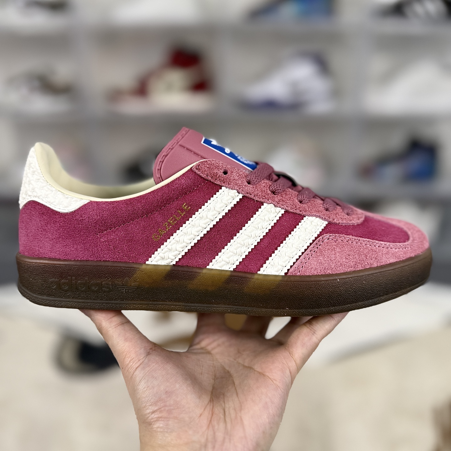 Adidas Originals Gazelle Indoor Casual Sneakers - Pink Suede, Low Top Shoes 9 i1742761248820 4423 0 6