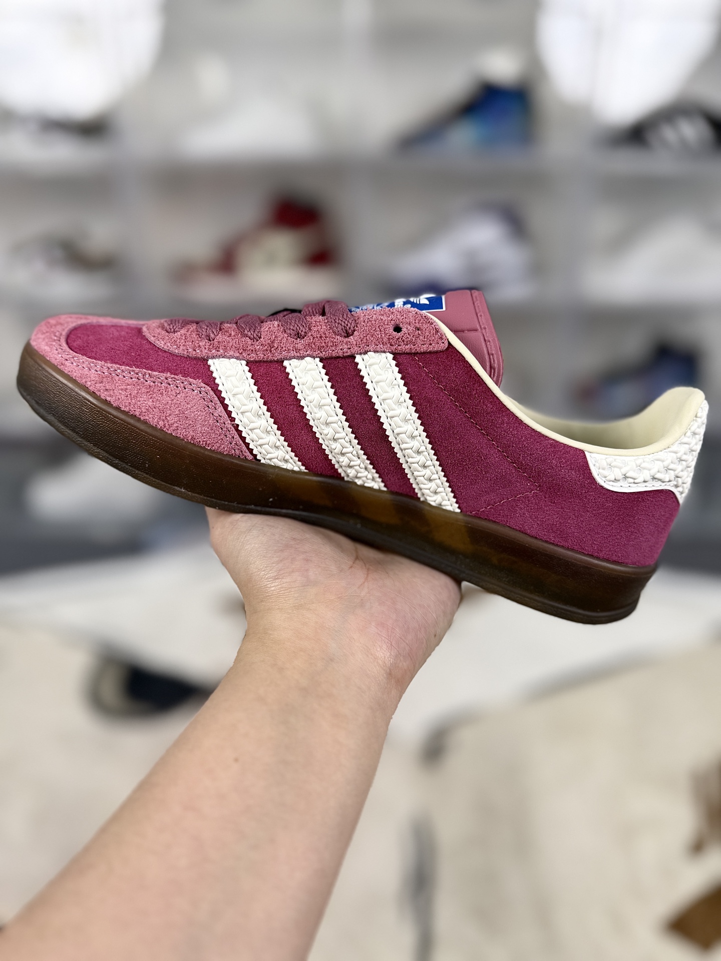Adidas Originals Gazelle Indoor Casual Sneakers - Pink Suede, Low Top Shoes 3 i1742763327151 3415 0 8