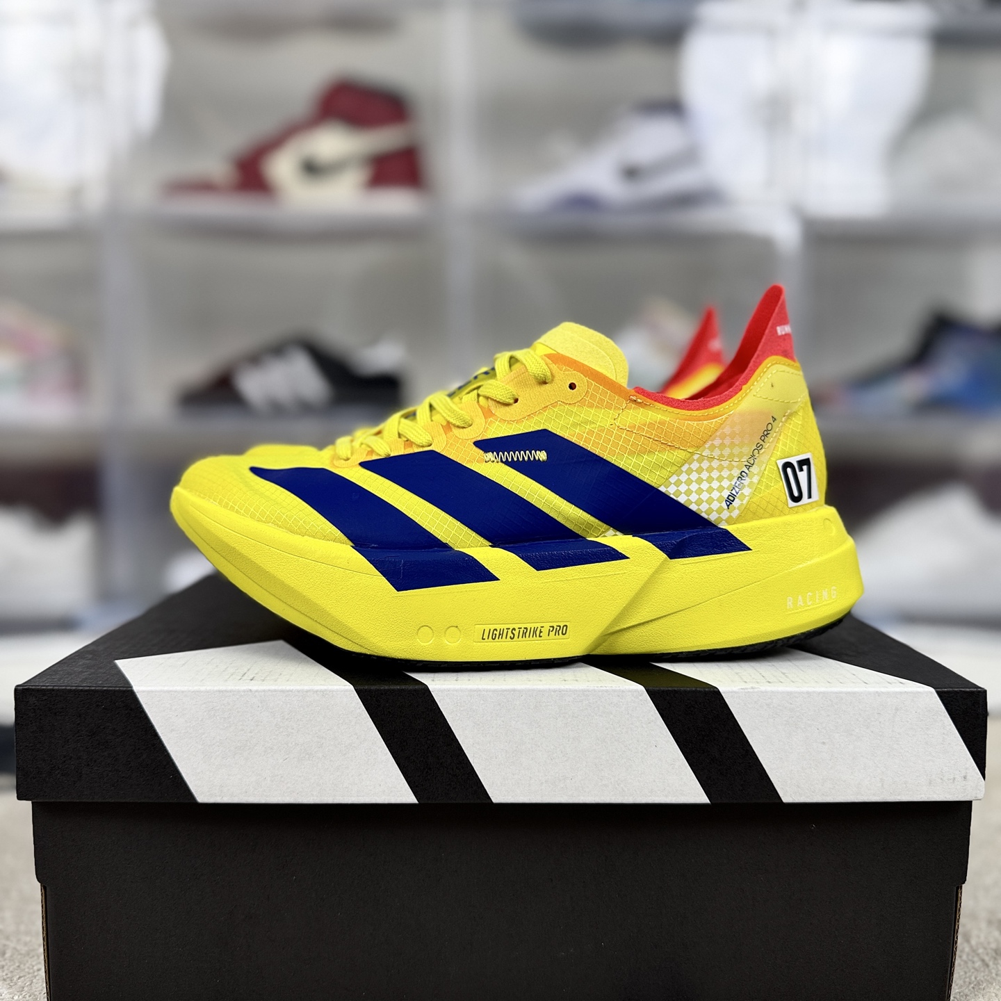 Adidas Adizero Adios Pro 4 Running Shoes - Yellow/Blue, Lightweight, Durable 9 i1742935784334 7220 0 7